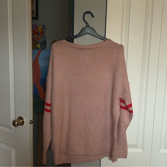 Next Pink Sweater with Red Heart - Picture 4 of 4